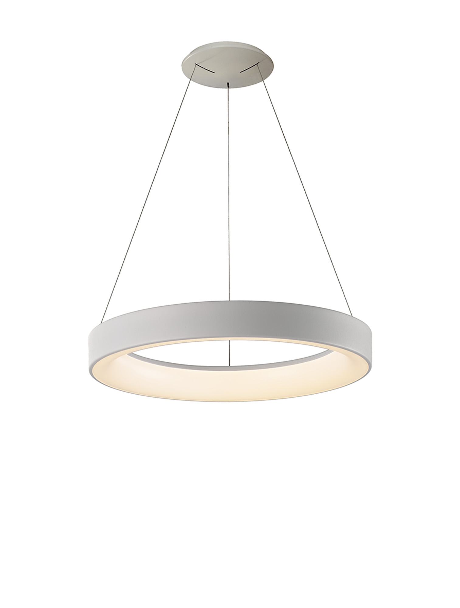 M8570  Niseko II Ring Pendant 50cm 40W LED White